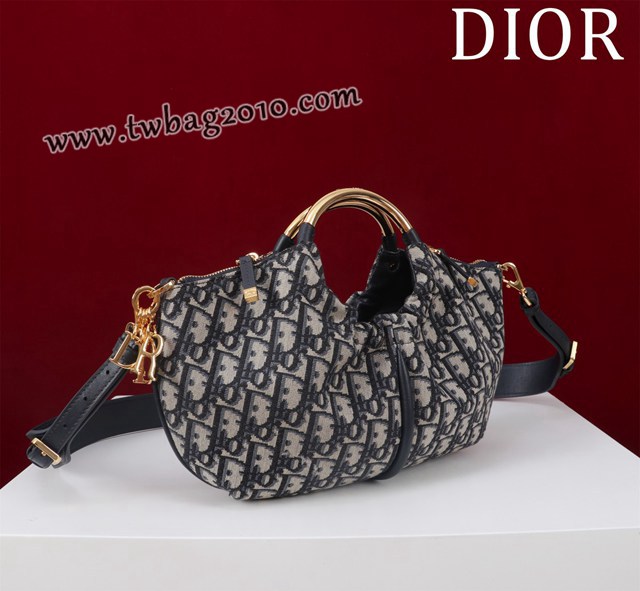 Dior专柜2025新款迪奥高仿原单饺子包复古手提包 djfk1487